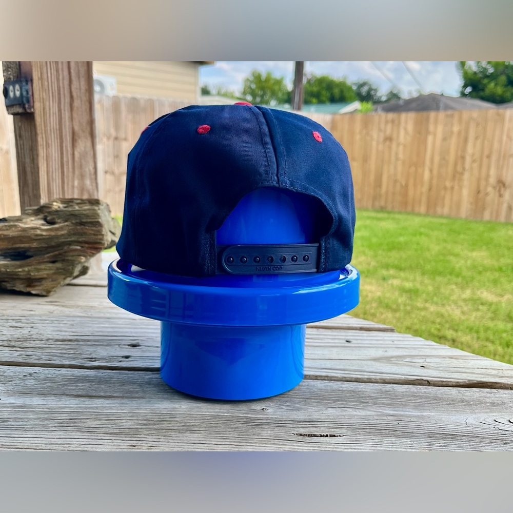 Company‎ Logo Hat Navy and Red RD Johnson SnapBack Cap - Picture 5 of 7